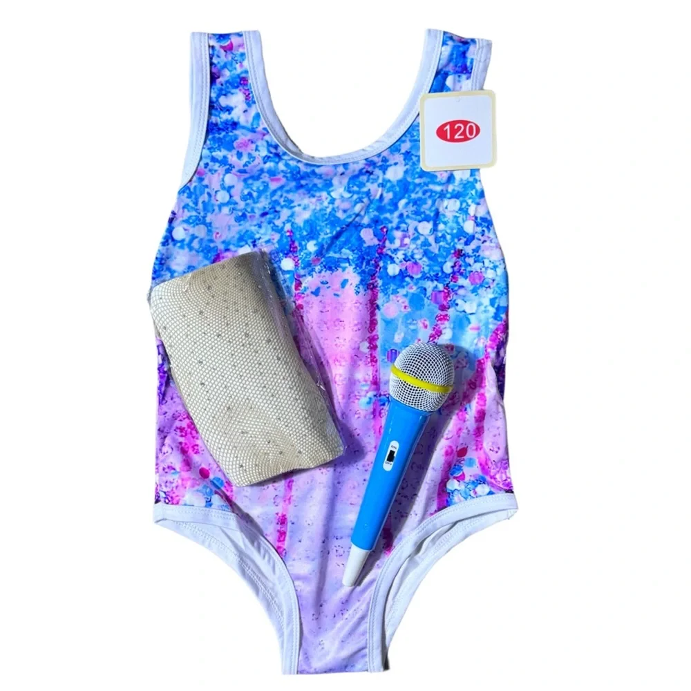NWT Kids Taylor Swift Eras Tour‎ Costume 3D Rhinestone Bodysuit Set – Various